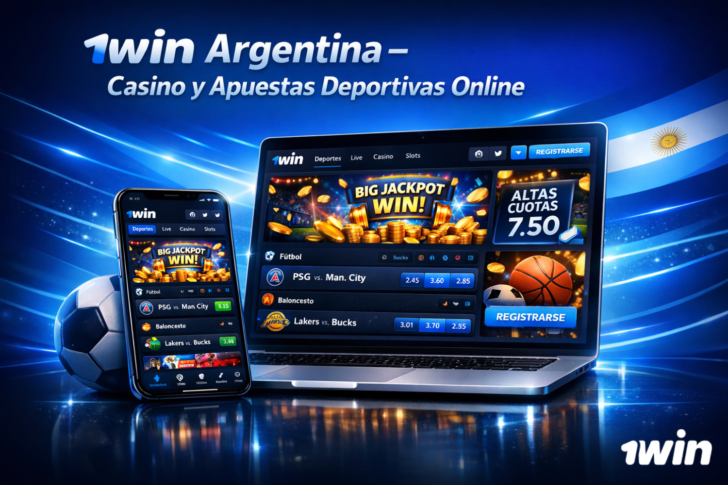 1win ofrece a los usuarios argentinos casino online, apuestas deportivas, bonos de bienvenida y giros gratis